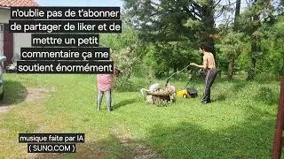 Miniature : Session 2 je passe la tondeuse côté gauche P 1.1 en hyperlapse 1-2 avec le après #pelouse #tondeuse