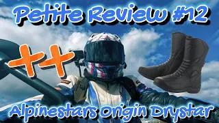 Miniature : 👢 Petite Review #12 Bottes Alpinestars Origin Drystar