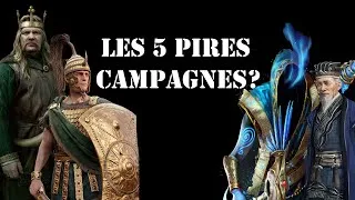Miniature : Les 5 pires campagnes tous Total War confondus