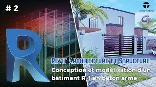 Miniature : #2 Master classe REVIT architecture et structure (modélisation de l'architecture du Bâtiment )