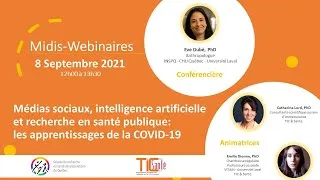 Miniature : Médias sociaux, IA et recherche en santé publique: les apprentissages de la COVID-19