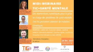 Miniature : Interventions numériques en santé mentale chez les personnes atteintes de maladies chroniques