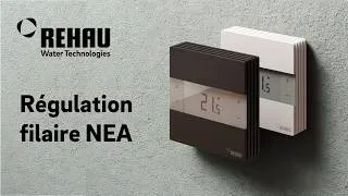 Miniature : Thermostat filaire NEA – Régulation intelligente et design innovant par REHAU