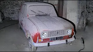 Miniature : Restauration d'une Renault 4L abandonnée depuis 24 ans (sortie de grange)
