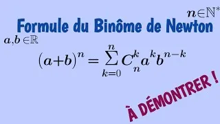 Miniature : La formule du Binôme PROUVÉE 💥Avec récurrence !