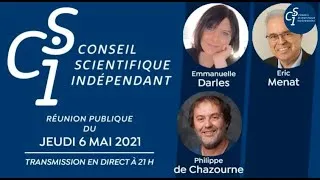 Miniature : Réunion publique n°5 du Conseil scientifique indépendant CSI du 06 05 2021