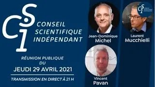 Miniature : Réunion publique n°4 du Conseil scientifique indépendant CSI du 29 04 2021