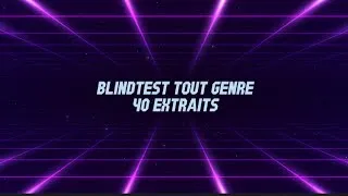 Miniature : BLIND TEST #1 - TOUT GENRE - 40 EXTRAITS (Film, Séries, Jeux Videos, Musiques, Répliques, Animé)