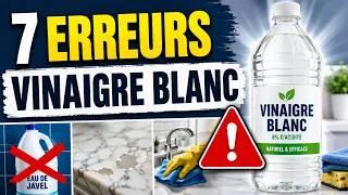 Miniature : 7 erreurs avec le vinaigre blanc que vous devez absolument éviter