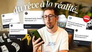 Miniature : Nouvelle vie à Vancouver : je réponds à toutes vos questions