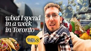 Miniature : Ce que je dépense à Toronto en 1 semaine (le coût de la vie au Canada en 2025)