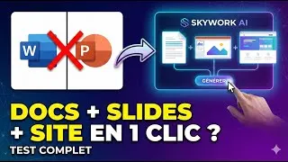 Miniature : Skywork : L'outil IA ultime pour remplacer PowerPoint et Word ? (Test complet)