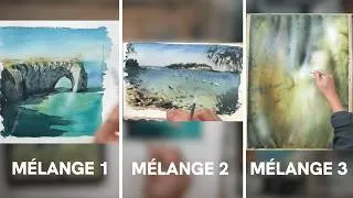 Miniature : 3 mélanges de couleurs magiques à l'aquarelle
