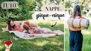 Miniature : TUTO - Coudre une couverture de pique-nique 🌸