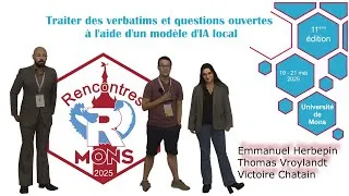 Miniature : Traiter des verbatims et questions ouvertes à l'aide d'un modèle d'IA local -