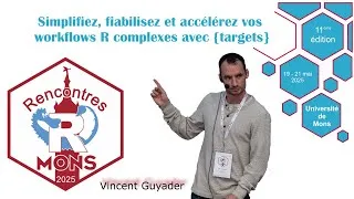 Miniature : Simplifiez, fiabilisez et accélérez vos workflows R complexes avec {targets}  - Vincent Guyader