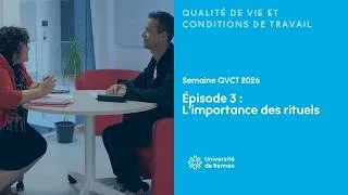 Miniature : Semaine QVCT 2026 - Épisode 3 : L'importance des rituels