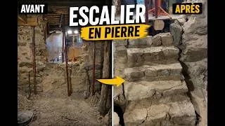 Miniature : 🇫🇷 Transformer des gravats en escalier en pierre [S2 EP25]