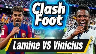 Miniature : VINICIUS JR VS LAMINE YAMAL 🔥 RAP BATTLE ⚽ REAL MADRID VS BARÇA | QUI EST LE ROI DU DRIBBLE ?