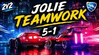 Miniature : ILS ONT CRAQUÉ… VICTOIRE 5-1 EN 2V2 | Rocket League