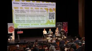 Miniature : Forum•Co 2025 - Plénière : Construire la nouvelle donne des politiques culturelles départementales