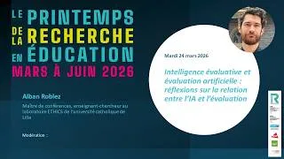 Miniature : Intelligence évaluative et évaluation artificielle : réflexions sur la relation IA / évaluation
