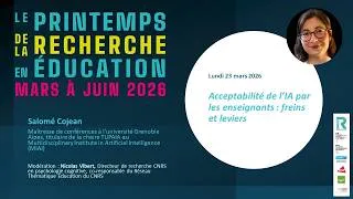 Miniature : Acceptabilité de l’IA par les enseignants : freins et leviers