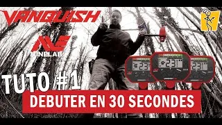 Miniature : TUTO MINELAB VANQUISH #1 Comment bien débuter en 30 secondes !