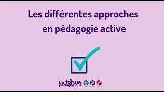 Miniature : Les différentes approches en pédagogie active