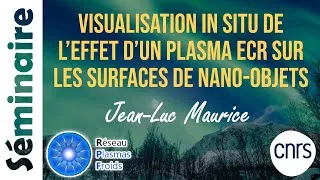 Miniature : Visualisation in situ de l’effet d’un plasma ECR sur les surfaces de nano-objets | Jean-Luc Maurice