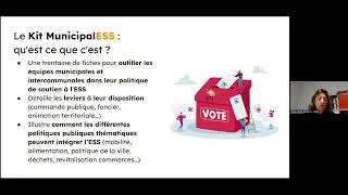 Miniature : Webinaire de présentation du Kit MunicipalESS du RTES - janvier 2026