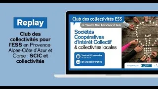 Miniature : Webinaire "Sociétés Coopératives d'Intérêt Collectif et collectivités locales" - 12 décembre 2025