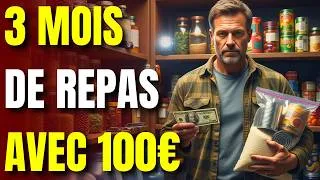 Miniature : 90 JOURS de NOURRITURE avec SEULEMENT 100€ – Guide de Survie Pratique