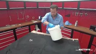 Miniature : Rénovation capote cabriolet avec RESTOM CAPOTES 5070 par Matthys