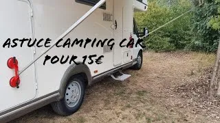 Miniature : ASTUCE CAMPING CAR PAS CHER ! AU LIEU DE 100€ !  [ STORE BANNE ]