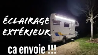 Miniature : NOMADE OU STATIONNER L HIVER AVEC DU COURANT POUR PAS TRES CHER ? TEST ECLAIRAGE PERFORMANT