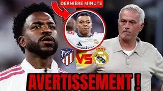 Miniature : MOURINHO ENVOIE UN MESSAGE FORT AVANT LE DERBY DE MADRID