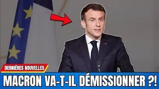 Miniature : Emmanuel Macron va-t-il démissionner ? La France plongée dans une crise politique sans précédent