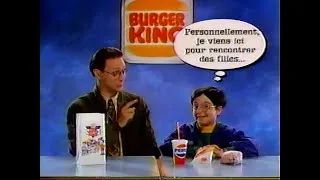 Miniature : Pub Québec - Burger King - Le Club des Ptits Amis avec Vincent Bolduc (1990)