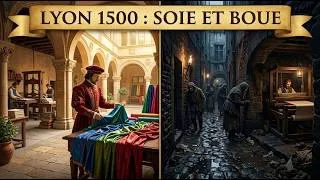 Miniature : Lyon 1500: Soie, Or et ORDURES | Reconstruction IA