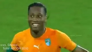 Miniature : Les 64 Buts de Didier Drogba avec les Éléphants de Côte d'Ivoire