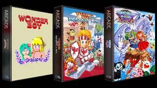 Miniature : -Wonder Boy I , II & III sur Arcade (M.A.M.E) 😉👍.