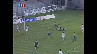 Miniature : TOULON - TOULOUSE- 2-0     (Tous les buts : Division 1 : Saison 1992-1993)