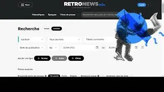 Miniature : RetroNews Edu - Tutoriel 4 :  Advanced Search VFSTEN