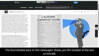 Miniature : RetroNews Edu - Tutoriel 2 - Reader Tools - VFSTEN