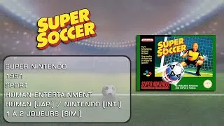 Miniature : Super Soccer - Super Nintendo