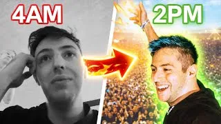 Miniature : From sleeping in the airport to playing in front of 20 000 people
