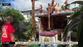 Miniature : Arrêtés municipaux de Sainte-Rose : une cérémonie religieuse a été annulée, l’autre s’est adaptée.
