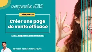 Miniature : Thérapeutes : 13 Étapes Incontournables pour une Page de Vente qui Convertit !