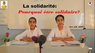 Miniature : La solidarité: Pourquoi  être solidaire ?